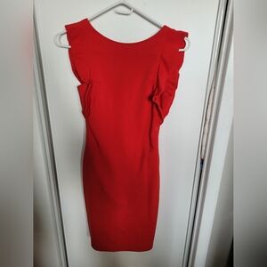 Zara Trafaluc Red Sleeveless Dress